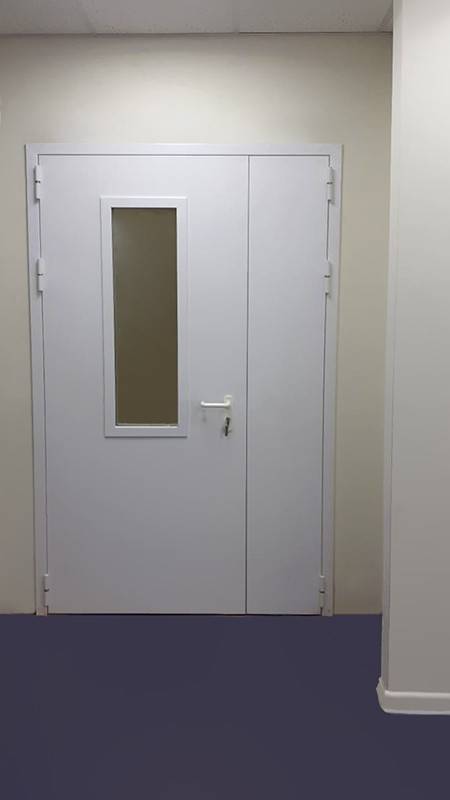 Остекленная дверь для госпиталя (ул. 2-я Дубровская)